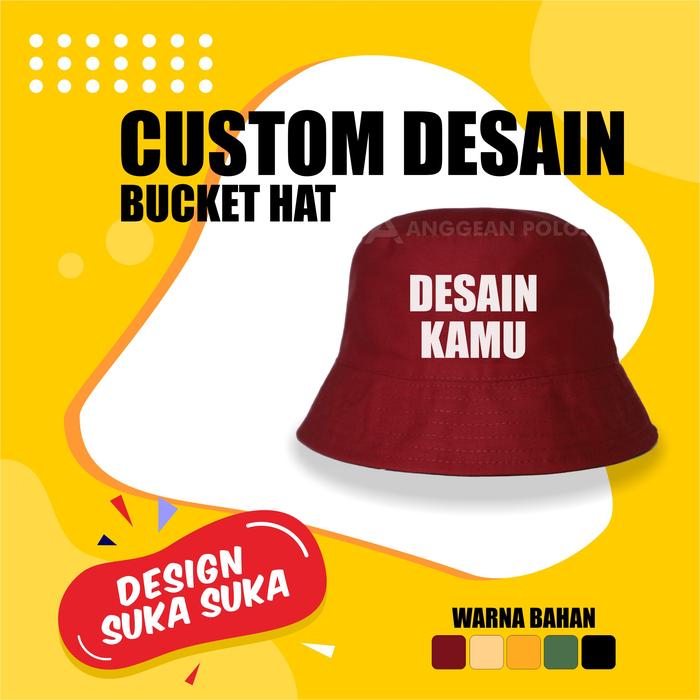 Gambar Bucket Hat Desain Suka-Suka Bolak Balik Topi Bucket Custom Design - Army-hitam dari Anggean Polos Kab. Bandung Barat 5 Tokopedia