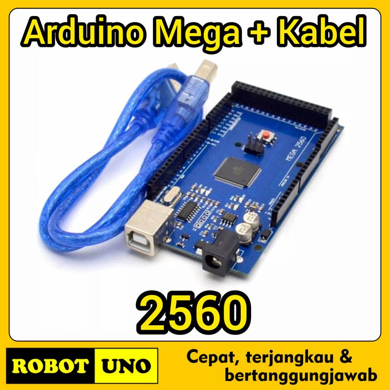 Arduino Mega 2560 R3 CH340 Compatible Board + USB Cable - Shop | Tokopedia