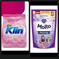Gambar Paket detergent soklin 770gran dan Molto 860ml dari Imas88 Kab. Boyolali 1 Tokopedia