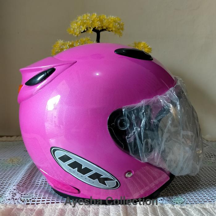Gambar Helm Centro Polos Pink dari AyeshaCollection1 Kab. Sidoarjo Tokopedia