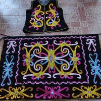 Gambar satu set baju pakaian adat dayak kalimantan warna hitam ukuran dewasa dari qiellakellystur Jakarta Selatan 5 Tokopedia