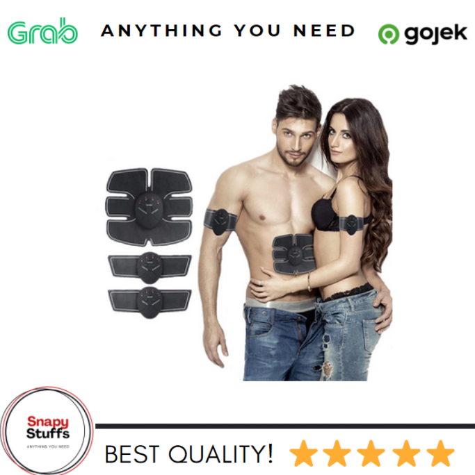 Gambar Alat Stimulator Terapi EMS Otot Six Pack ABS Abdominal Smart Fitness dari Dhea Chyatia Kota Administrasi Jakarta Utara Tokopedia