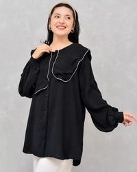 Gambar Atasan blouse wanita muslim terbaru ld 100 110 120 130 140 Kieva dari Maill Fashion Kota Bandung 2 Tokopedia