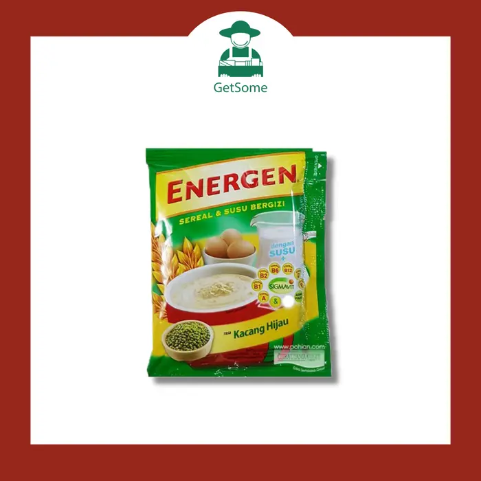 Gambar Energen renceng vanilla / cokelat / kacang hijau / jahe dari GetSome Groceries Kota Bandung 5 Tokopedia