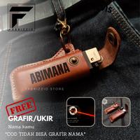 Gambar sarung case korek/flasdisk kulit asli dari FABRIZZIOSTORE.ID Kota Malang 1 Tokopedia