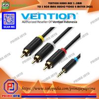Gambar VENTION Kabel Aux 3.5mm Male to 3 RCA Male Audio & Video 2 M [BCJ] dari PrimaJaya Toko Kota Manado 1 Tokopedia