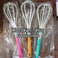Gambar Pengocok Telur Hand - Mixer Pengocok Krim Adonan Plastik Whisk GL4037 dari Fawwaz Plastik Bahan Kue Kab. Gresik 1 Tokopedia