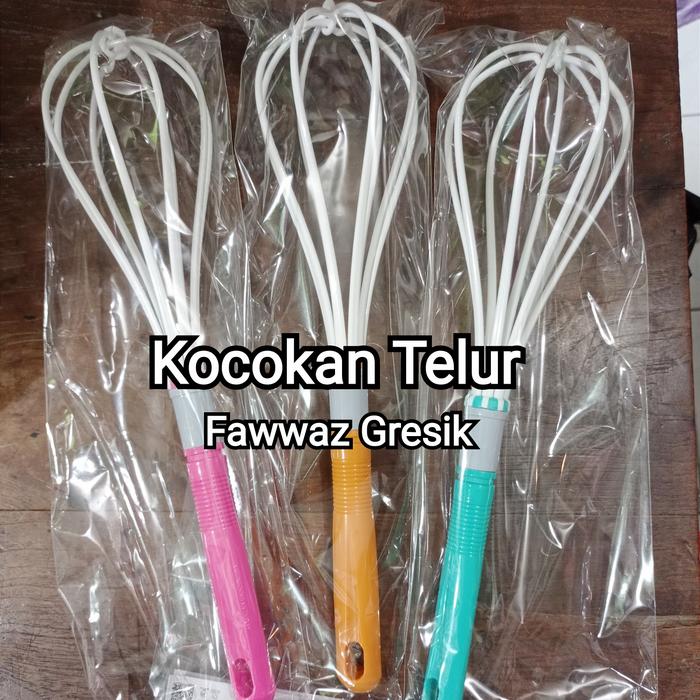 Gambar Pengocok Telur Hand - Mixer Pengocok Krim Adonan Plastik Whisk GL4037 dari Fawwaz Plastik Bahan Kue Kab. Gresik Tokopedia