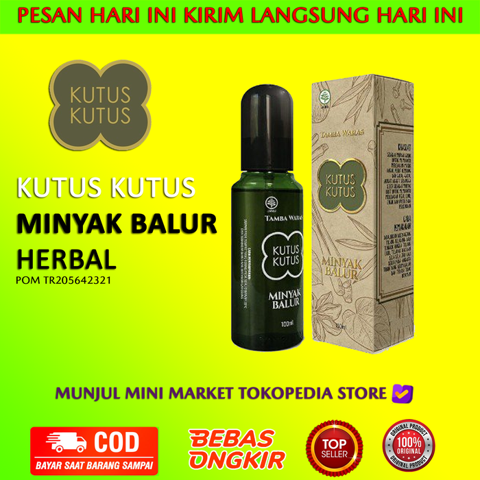 Gambar Kutus Kutus Minyak Balur herbal Alami 100% asli dari Munjul Mini Mart Kota Administrasi Jakarta Timur Tokopedia