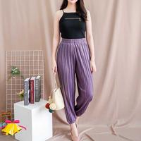 Gambar BM - Celana Wanita Plisket Jogger Style Pants BTC dari Bee Mine Fashion Kab. Tangerang 2 Tokopedia