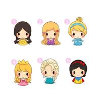 Gambar Mug Lucu Animasi Chibi Cute Princess Custom Nama dari SANKU x MATOOS Kab. Bandung 5 Tokopedia