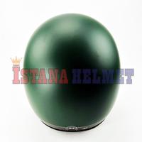 Gambar HELM BATOK JPN MODEL RETRO ARC NEW GREEN DOFF dari ISTANA HELMET Kota Bandung 4 Tokopedia