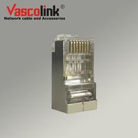 Gambar Vascolink RJ45 Connector FTP Cat 6 Gold - 1 pack Isi 50pcs dari PTSOLID Kota Administrasi Jakarta Barat 3 Tokopedia