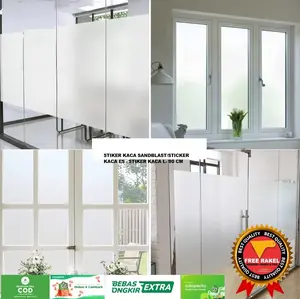 STIKER KACA SANDBLAST/STICKER KACA ES - STIKER KACA, L- 90 CM