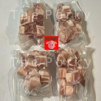 Gambar PORK BELLY SKIN ON SAMCAN CUT CUBE DADU BABI BALI @ 500GRAM dari The Porky Kota Administrasi Jakarta Utara 1 Tokopedia