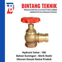 Gambar Hydrant Valve 2 1/2" Kuningan Ozeki 10K dari Bintang Teknik Toko Kota Administrasi Jakarta Barat 1 Tokopedia
