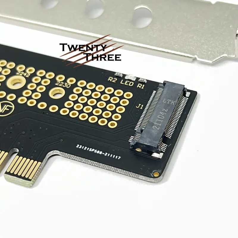 PCIE x1 to nvme adapter converter ssd pcie pci express 1x long bracket 1