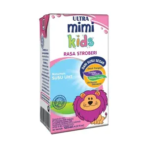 susu ultra mimi strawberry 125ml/ susu ultra mimi full cream 40x125ml