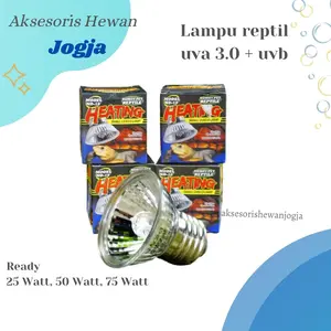 LAMPU NOMOY UVB 3.0 UVA HALOGEN LAMP Reptil - Aksesoris Hewan