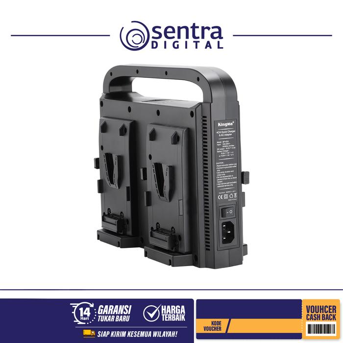Gambar Kingma Quad Charger for V-Mount battery (BP-4CH) dari Sentra Digital Kota Surabaya Tokopedia
