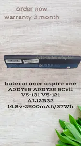 Baterai Acer AO 725 756 V5 121 V5 131 Original