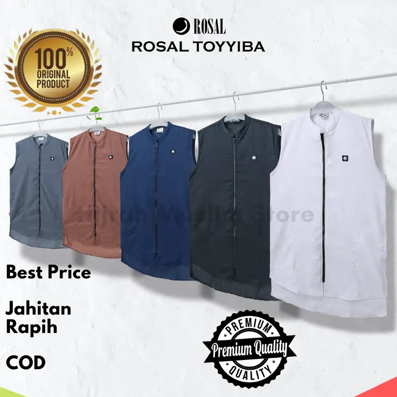 Rompi Sholat Rosal Premium Jumbo Size M-XXXL Bukan Koko Pakistan COD