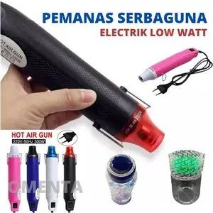 Mini Heat Gun Alat Pemanas Plastik Hot Gun Low Watt 300W Segel Shrink