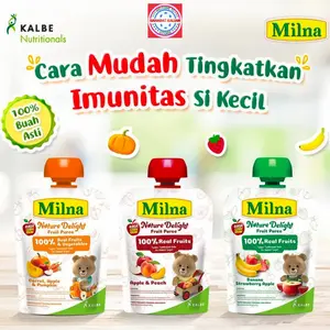 MILNA NATURE DELIGHT FRUIT PUREE 80GRAM