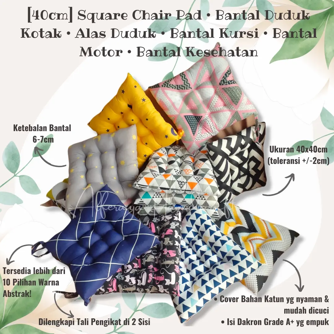 Bantal Alas Duduk 40X40cm
