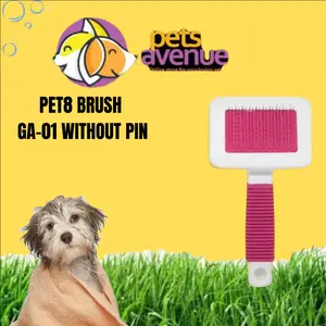 sisir hewan anjing kucing PET8 SLICKER BRUSH SMALL PETS NO PIN GA-01