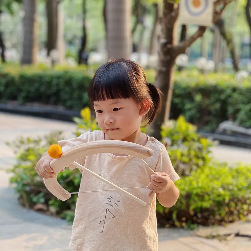 BOW AND ARROW Wooden Toys indoor archery - Mainan Panah 2