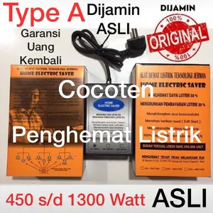 HOME ELECTRIC SAVER (A) ALAT PENGHEMAT LISTRIK ORIGINAL 450-1300 WATT