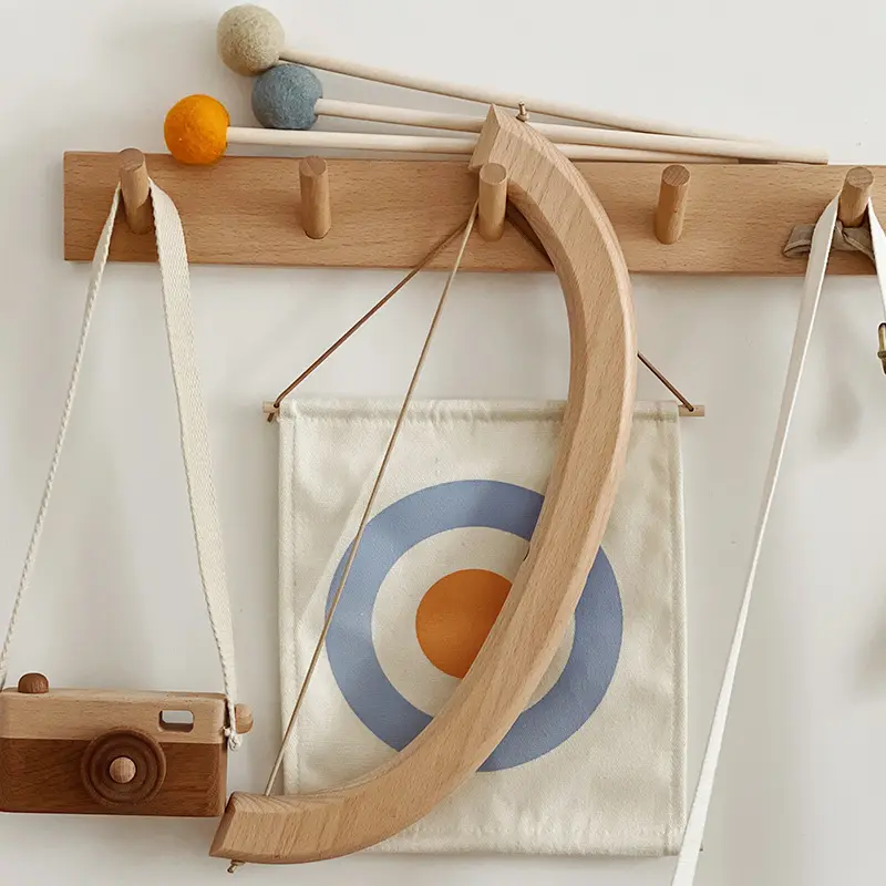 BOW AND ARROW Wooden Toys indoor archery - Mainan Panah 1