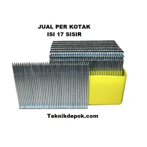 Per Box Mata Paku Tembak Beton ST 45 Air Nailer Staples Gun Tembok