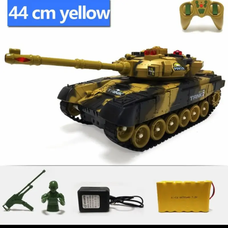Mainan Remote Control RC Tank Militer Besar War Tnak Remote Kontrol 4