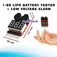 Gambar 1-8S LIPO BATTERY TESTER + LOW VOLTAGE BUZZER ALARM dari Toko Aneka Teknik_NEW Kota Administrasi Jakarta Barat 1 Tokopedia