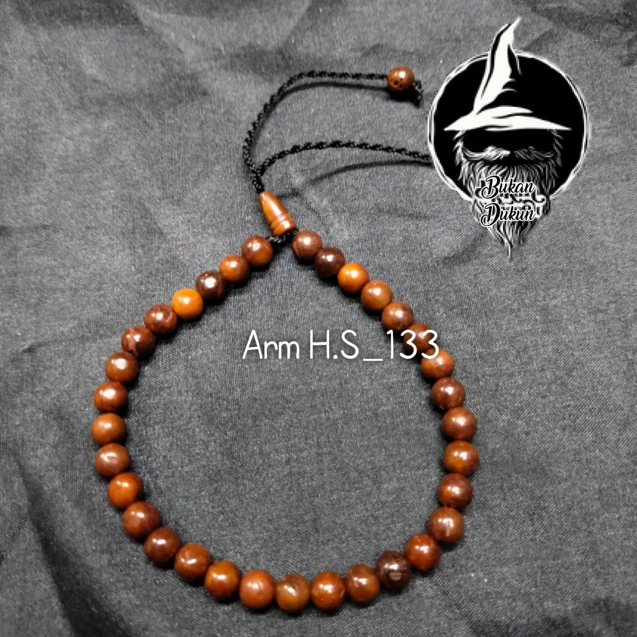 Gelang tasbih kayu kokka 33butir 4mm