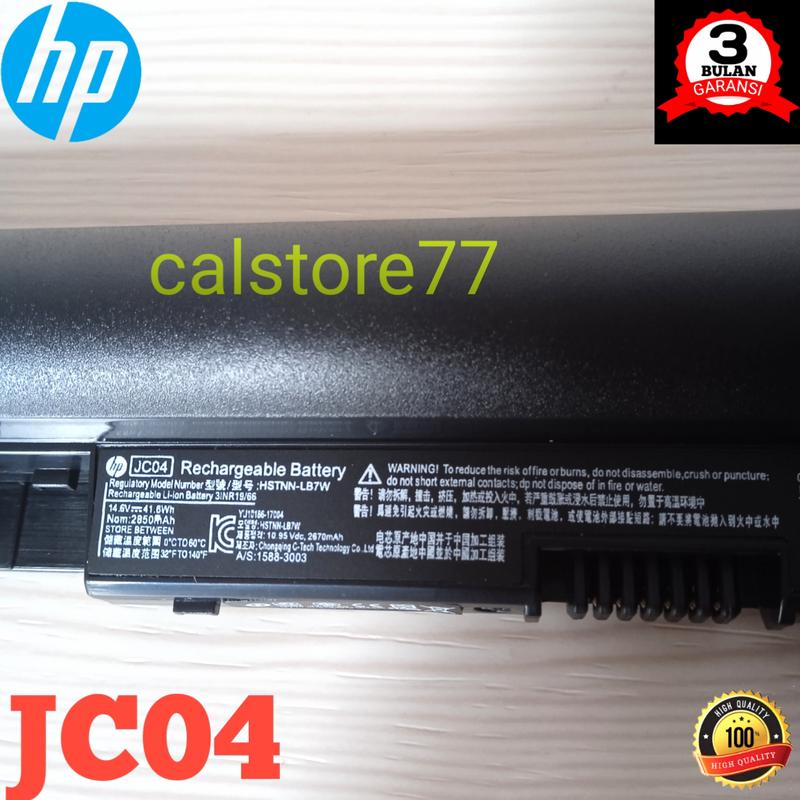 Original battery baterai Laptop untuk HP 14-BS007TX HP 14-bs743TU JC04 1