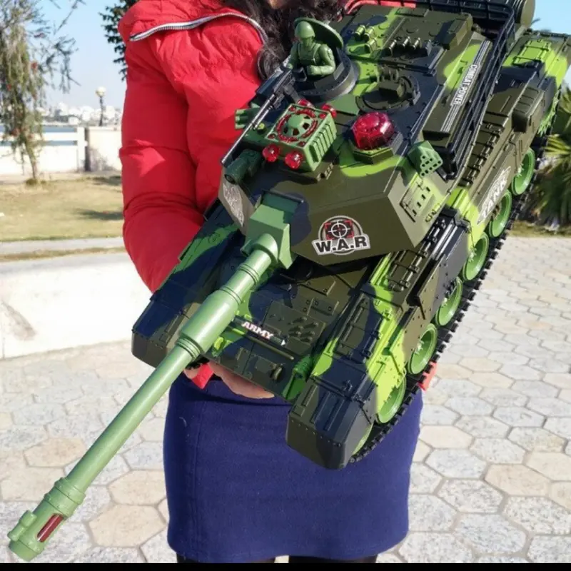 Mainan Remote Control RC Tank Militer Besar War Tnak Remote Kontrol 1