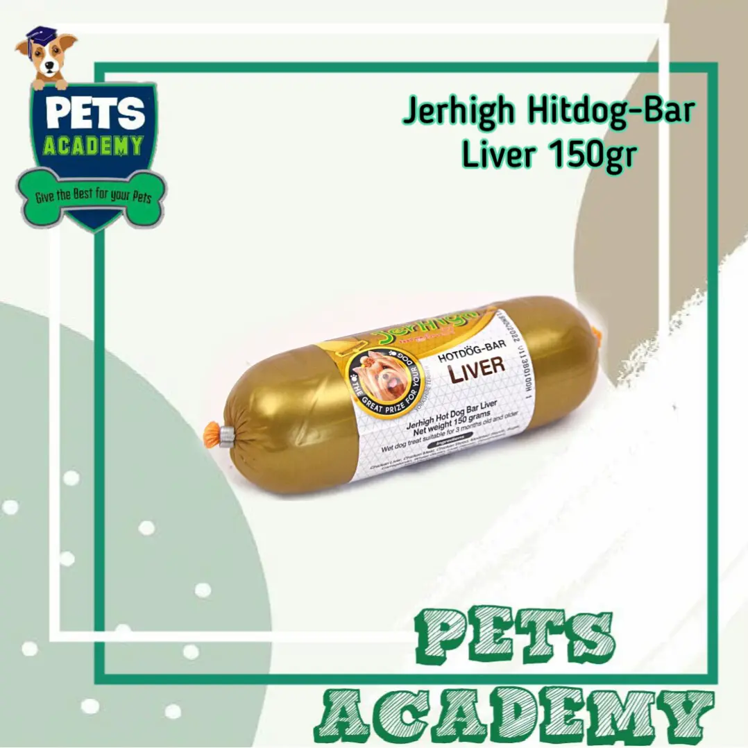 Jerhigh Hotdog Bar Liver 150gr - Snack Sosis untuk Anjing