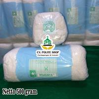Gambar Kapas pembalut serbaguna 500 gram padat putih bersih satu ball dari POLITE shop Kab. Bandung 4 Tokopedia