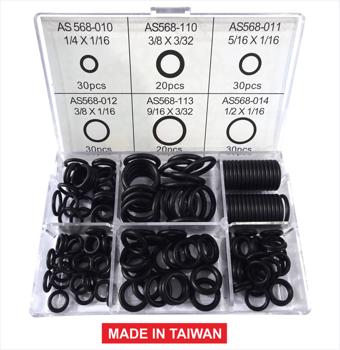 Gambar TORA O Ring Set - Ring Karet - Universal Series 160 PCS Inch TAIWAN dari Tora Official Shop Kab. Bandung Tokopedia