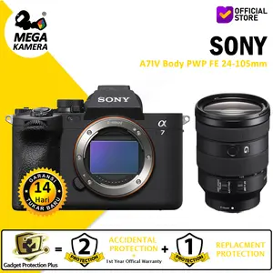 Sony Alpha A7IV a7 IV Mirrorless 7 Mark4 Camera + Lensa FE 24-105mm F4 G OSS