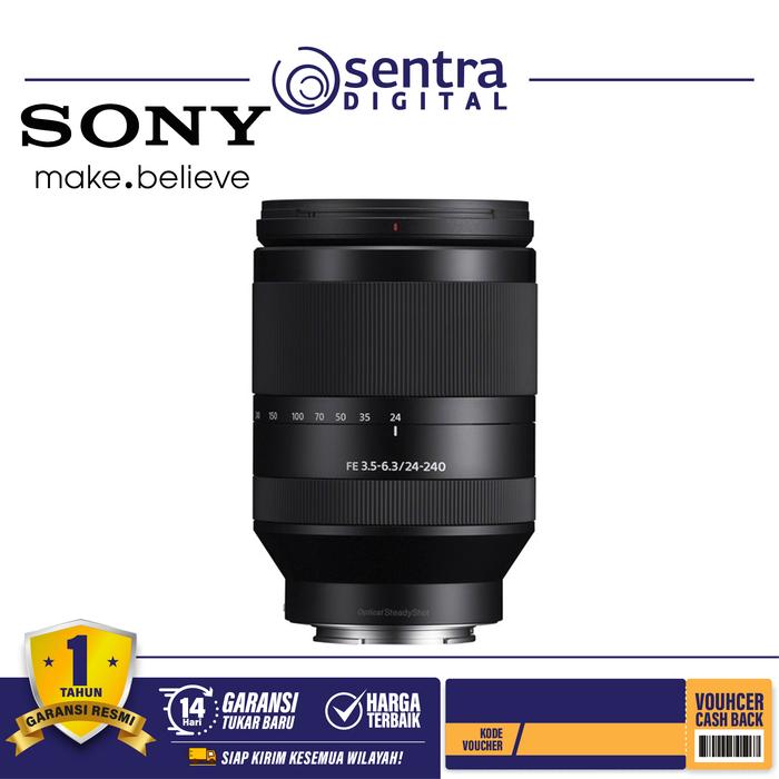Gambar Lensa Mirrorless Sony - FE 24-240mm F3.5-6.3 OSS - SEL24240 dari Sentra Digital Kota Surabaya Tokopedia
