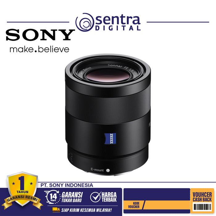Gambar Lensa Mirrorless Sony 55mm F1.8 ZA - SEL55F18Z dari Sentra Digital Kota Surabaya Tokopedia