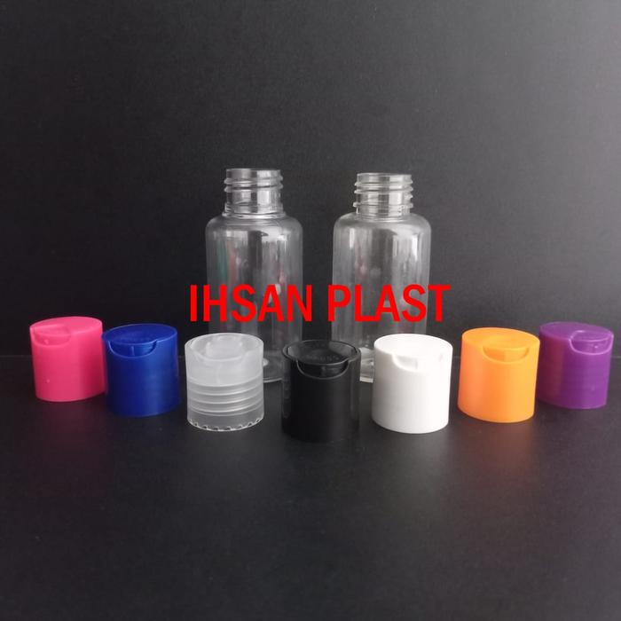 Gambar BOTOL PET DISCTOP 60 ML dari Ihsan Plast Kab. Malang Tokopedia