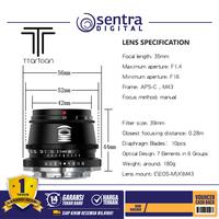 Gambar TTArtisan 35mm f1.4 for Sony E-Mount Black dari Sentra Digital Kota Surabaya 2 Tokopedia