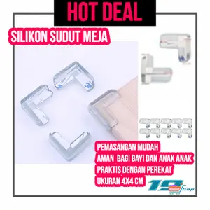Silikon Silicone Corner Edge Guard Bumper Pengaman Siku Sudut Meja