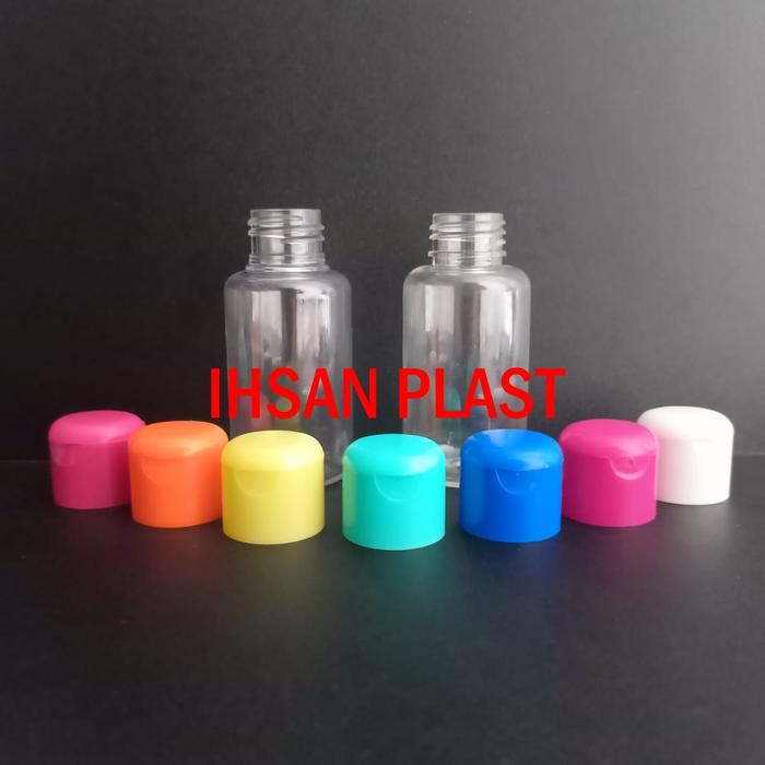 Gambar BOTOL TUB 60 ML FLIPTOP KUBAH dari Ihsan Plast Kab. Malang Tokopedia