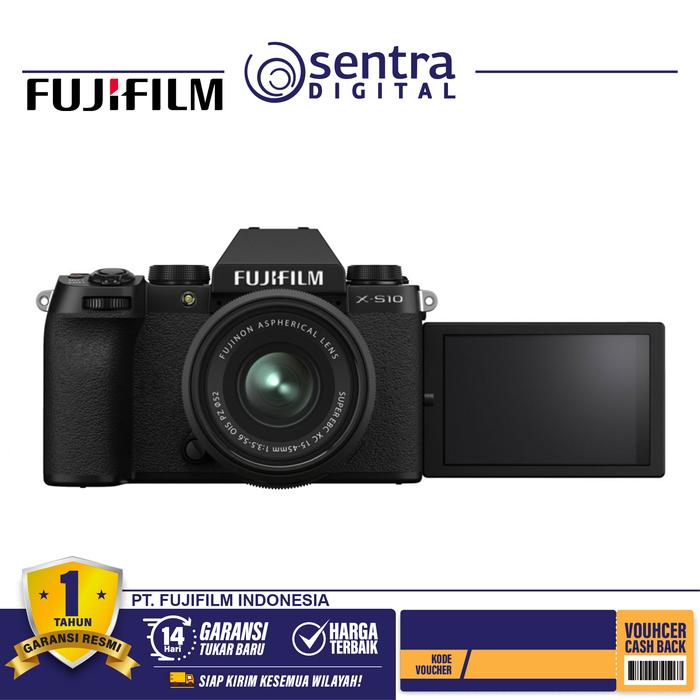 Gambar Fujifilm X-S10 with 15-45mm dari Sentra Digital Kota Surabaya Tokopedia